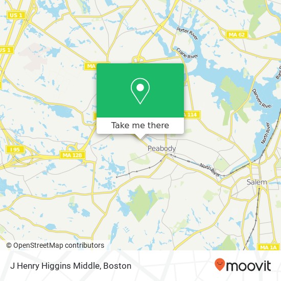 Mapa de J Henry Higgins Middle