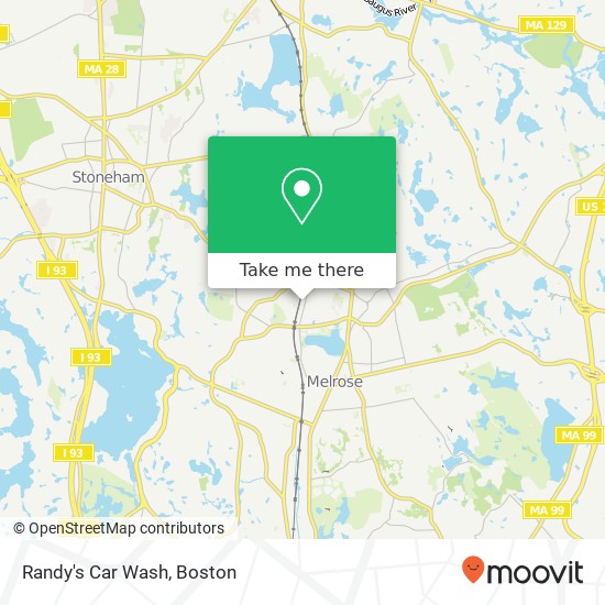 Mapa de Randy's Car Wash