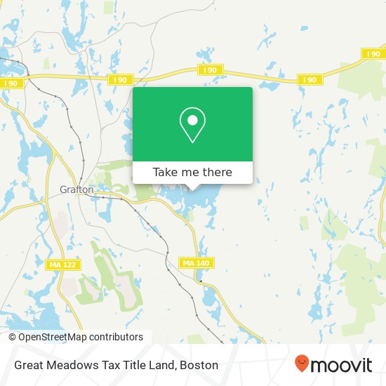 Great Meadows Tax Title Land map