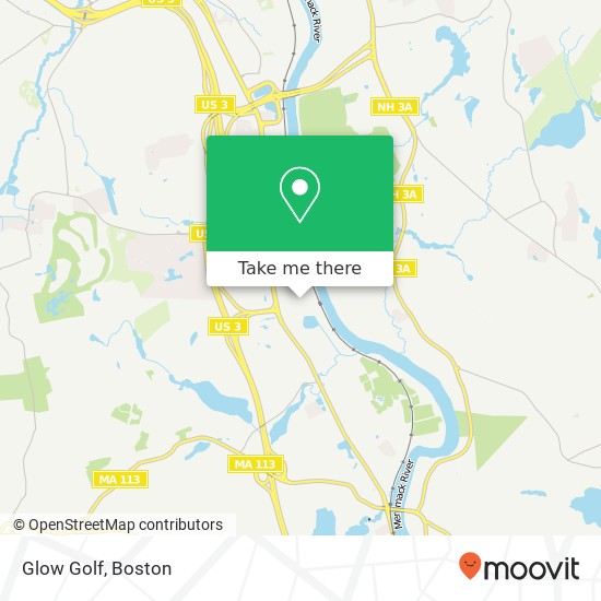 Glow Golf map
