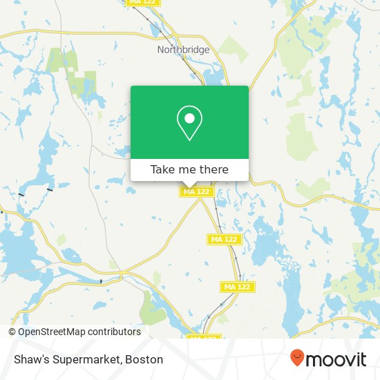 Shaw's Supermarket map