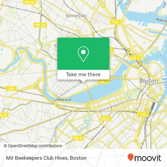 Mit Beekeepers Club Hives map