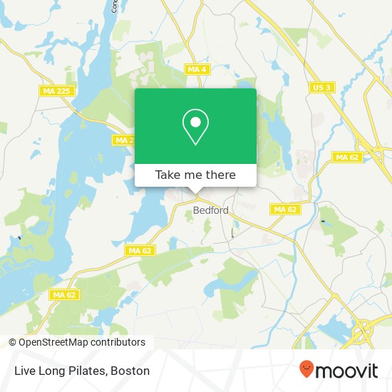 Live Long Pilates map