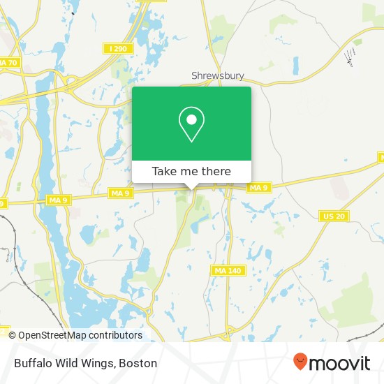 Buffalo Wild Wings map