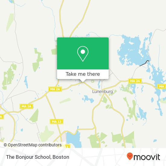 The Bonjour School map