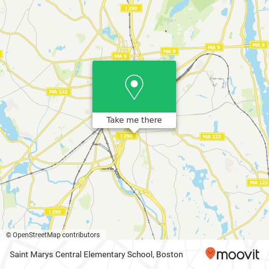 Mapa de Saint Marys Central Elementary School