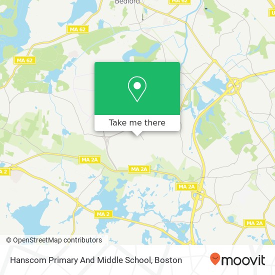 Hanscom Primary And Middle School map