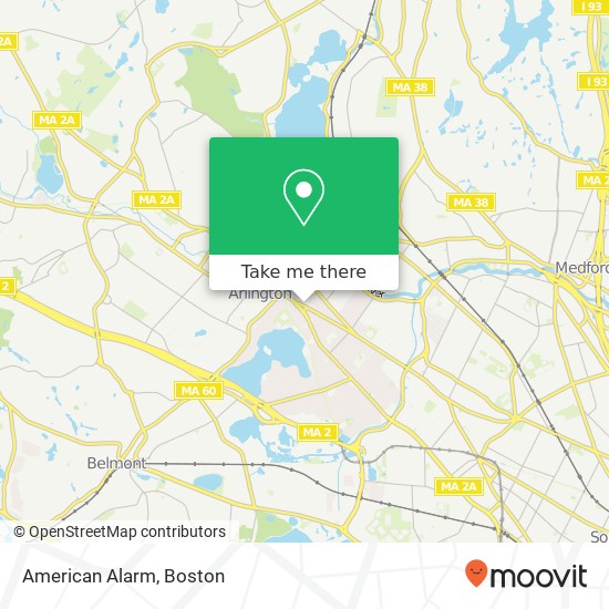 American Alarm map