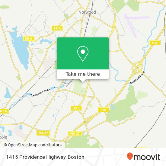 1415 Providence Highway map