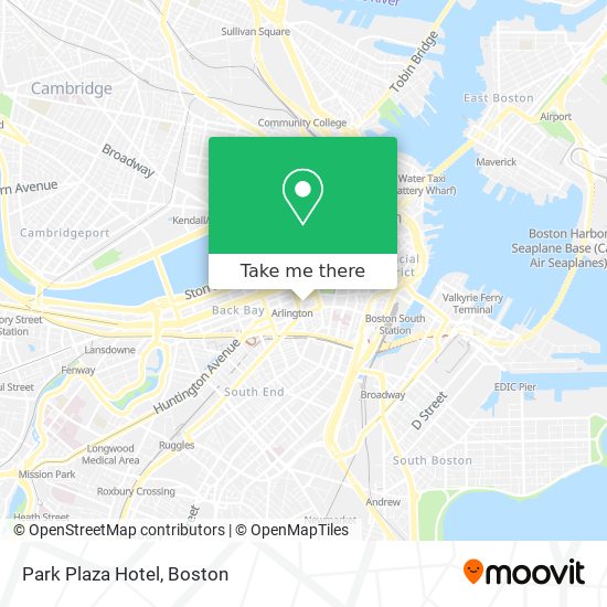 Mapa de Park Plaza Hotel