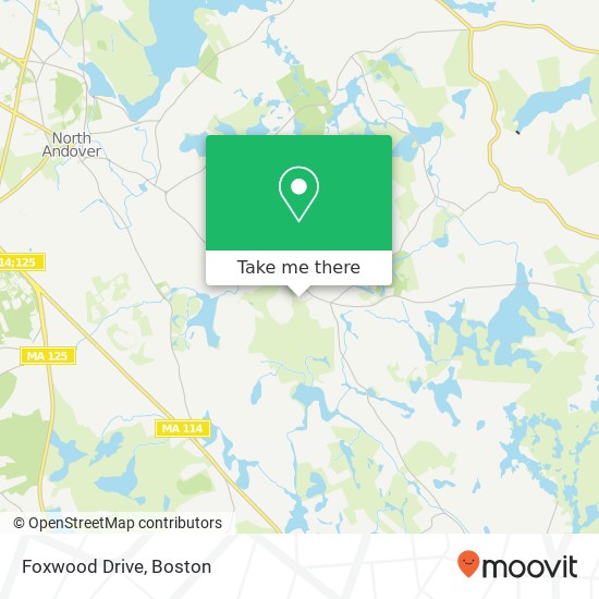 Foxwood Drive map