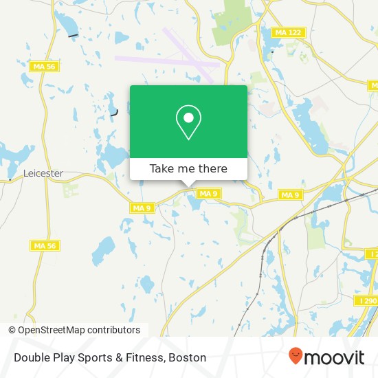 Mapa de Double Play Sports & Fitness