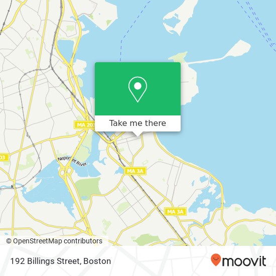 Mapa de 192 Billings Street