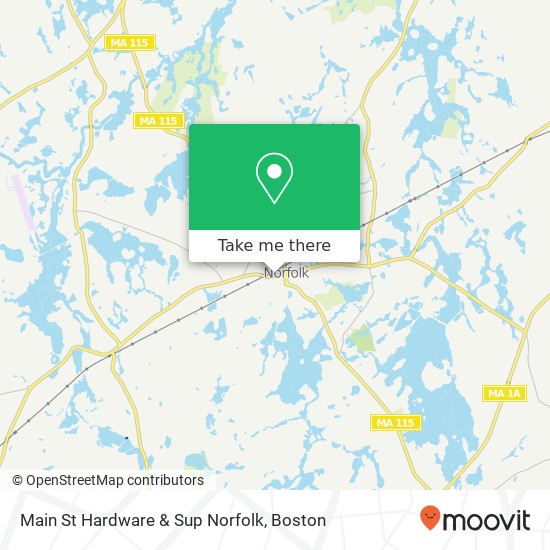 Mapa de Main St Hardware & Sup Norfolk