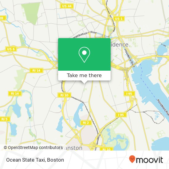 Mapa de Ocean State Taxi