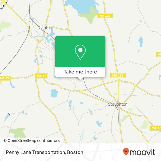 Mapa de Penny Lane Transportation