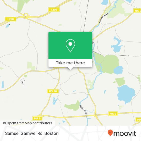 Samuel Gamwel Rd map