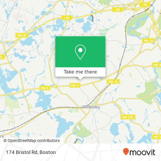 174 Bristol Rd map