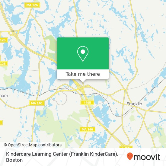 Mapa de Kindercare Learning Center (Franklin KinderCare)