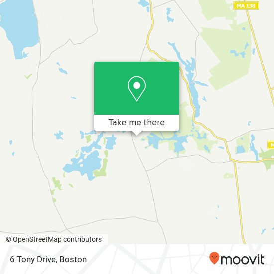 6 Tony Drive map