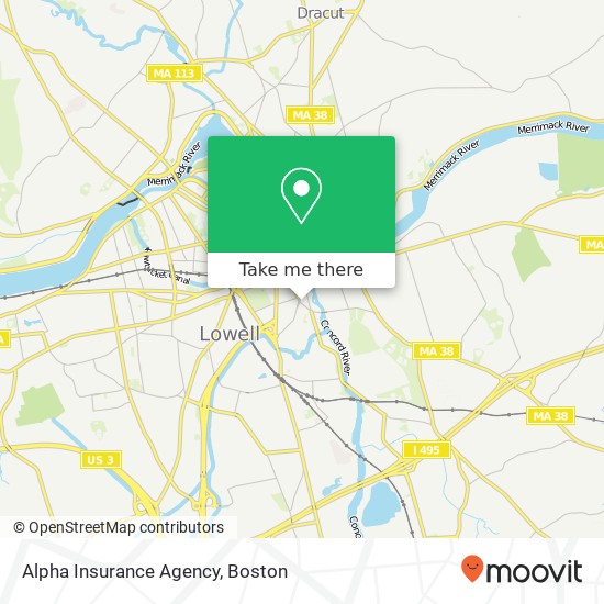 Alpha Insurance Agency map