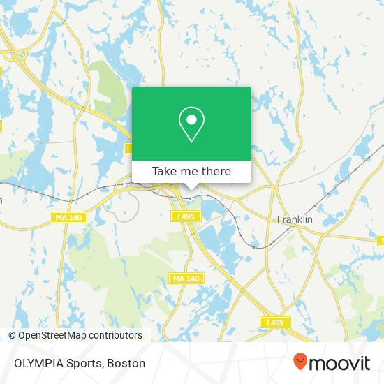 OLYMPIA Sports map