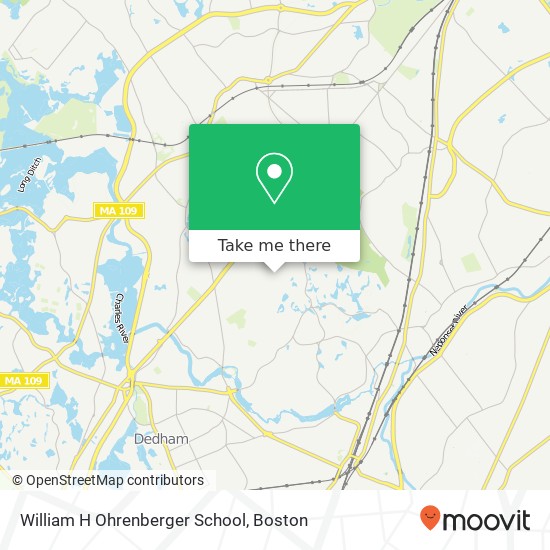 William H Ohrenberger School map