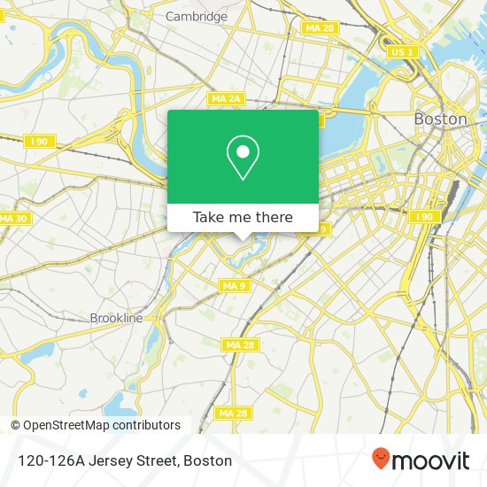 Mapa de 120-126A Jersey Street
