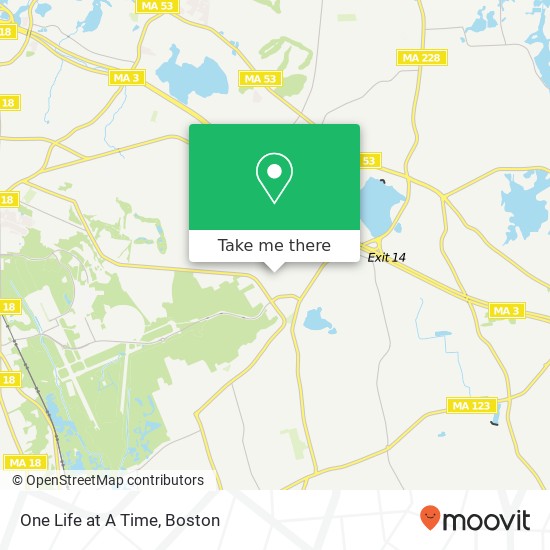 One Life at A Time map