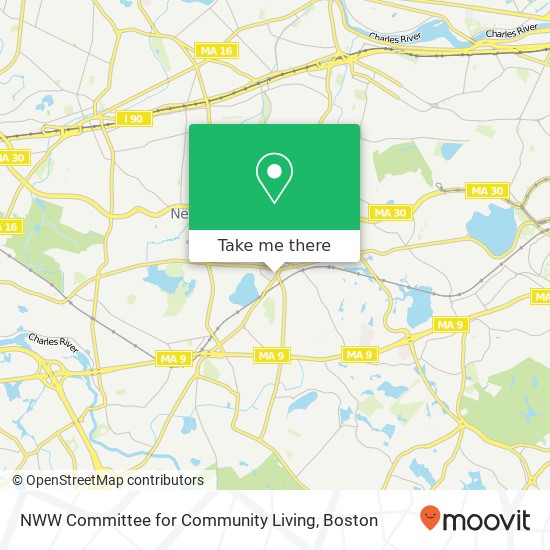 NWW Committee for Community Living map