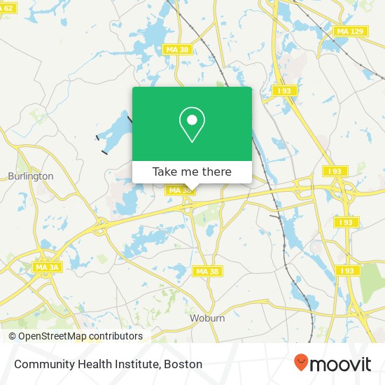 Mapa de Community Health Institute