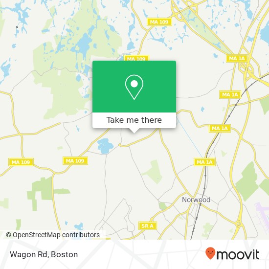 Mapa de Wagon Rd