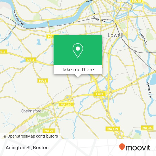 Mapa de Arlington St