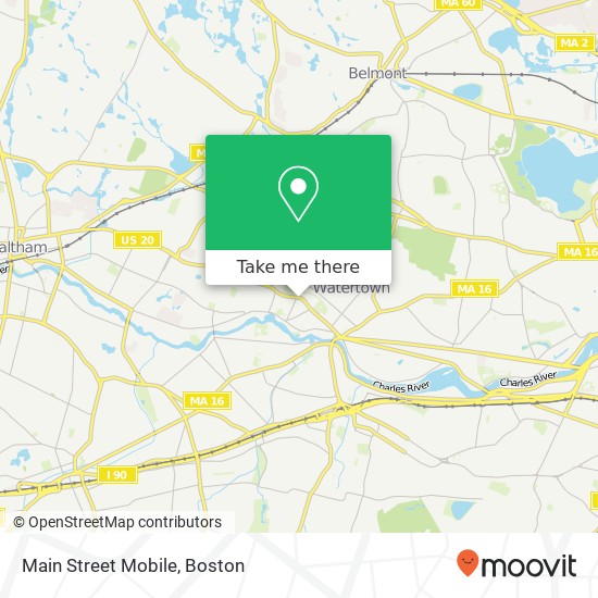 Main Street Mobile map