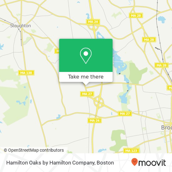 Hamilton Oaks by Hamilton Company map