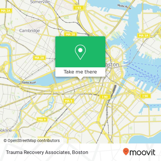 Trauma Recovery Associates map