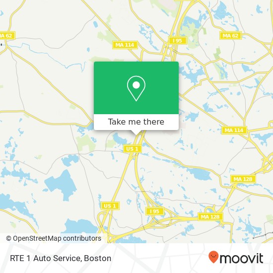 RTE 1 Auto Service map