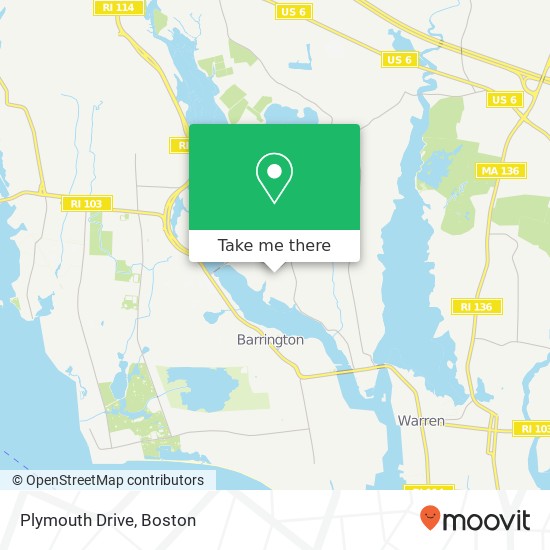 Mapa de Plymouth Drive