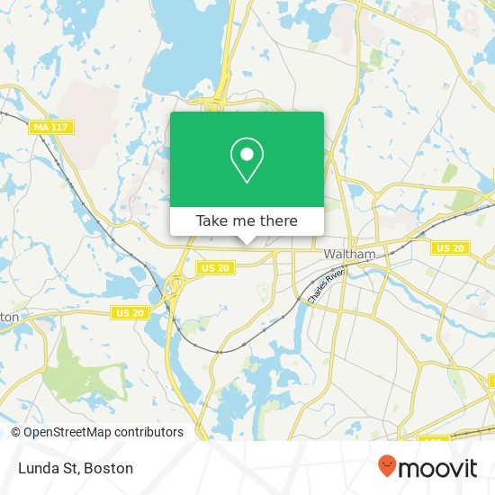 Lunda St map