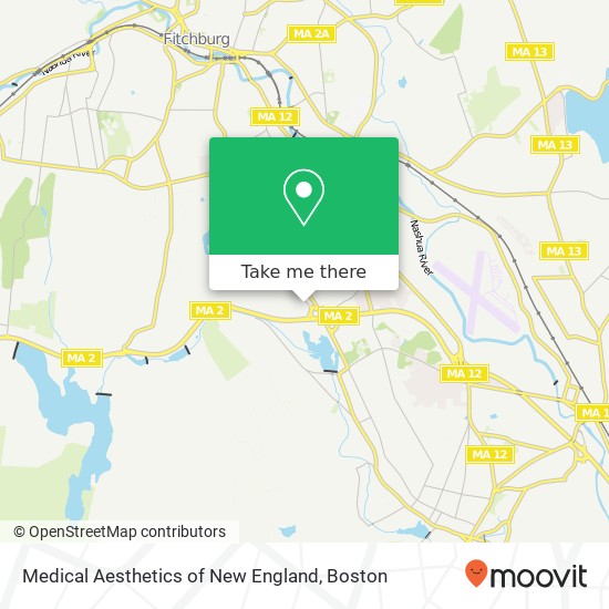 Medical Aesthetics of New England map