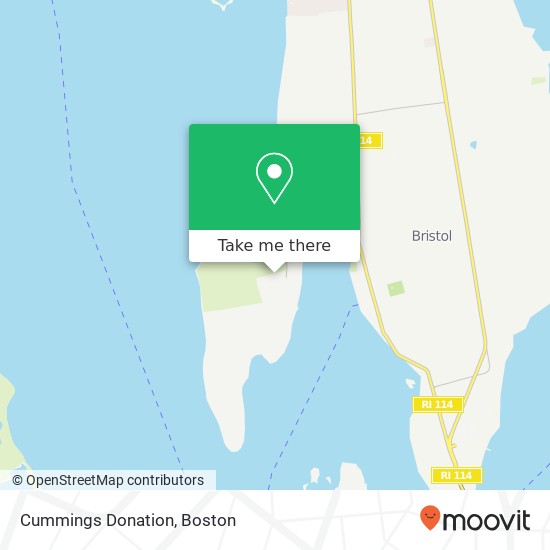 Cummings Donation map