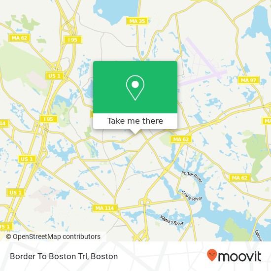 Mapa de Border To Boston Trl