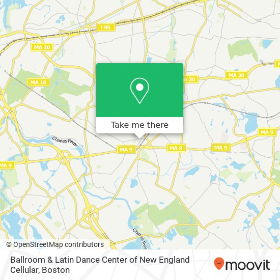 Ballroom & Latin Dance Center of New England Cellular map
