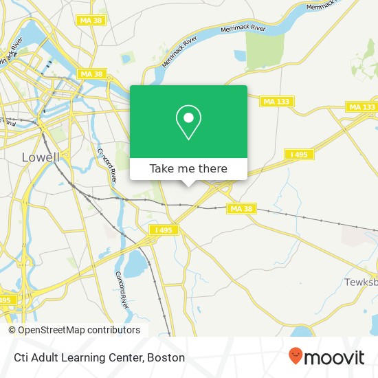 Mapa de Cti Adult Learning Center