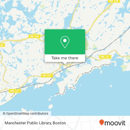 Manchester Public Library map