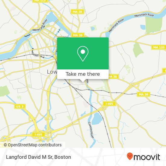 Langford David M Sr map