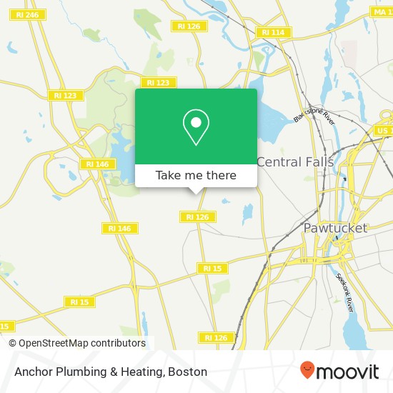 Anchor Plumbing & Heating map