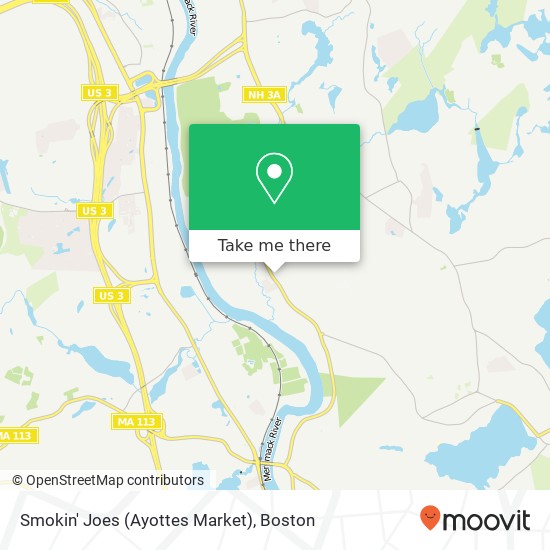 Smokin' Joes (Ayottes Market) map