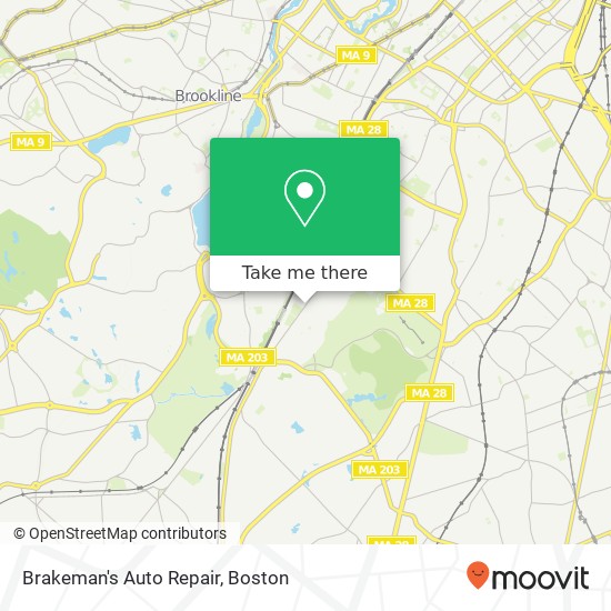 Brakeman's Auto Repair map