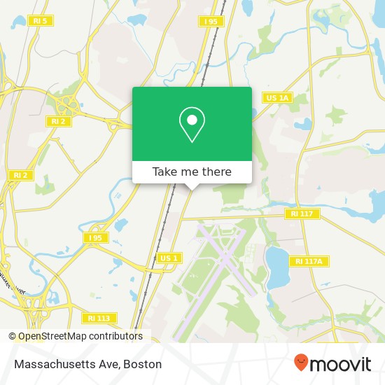 Massachusetts Ave map
